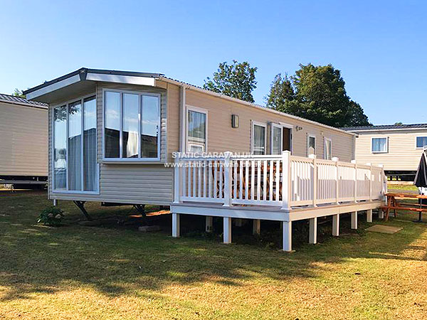 Caravan holiday rental Foxdown Field at South Bay, Brixham, Nr Paignton, Devon