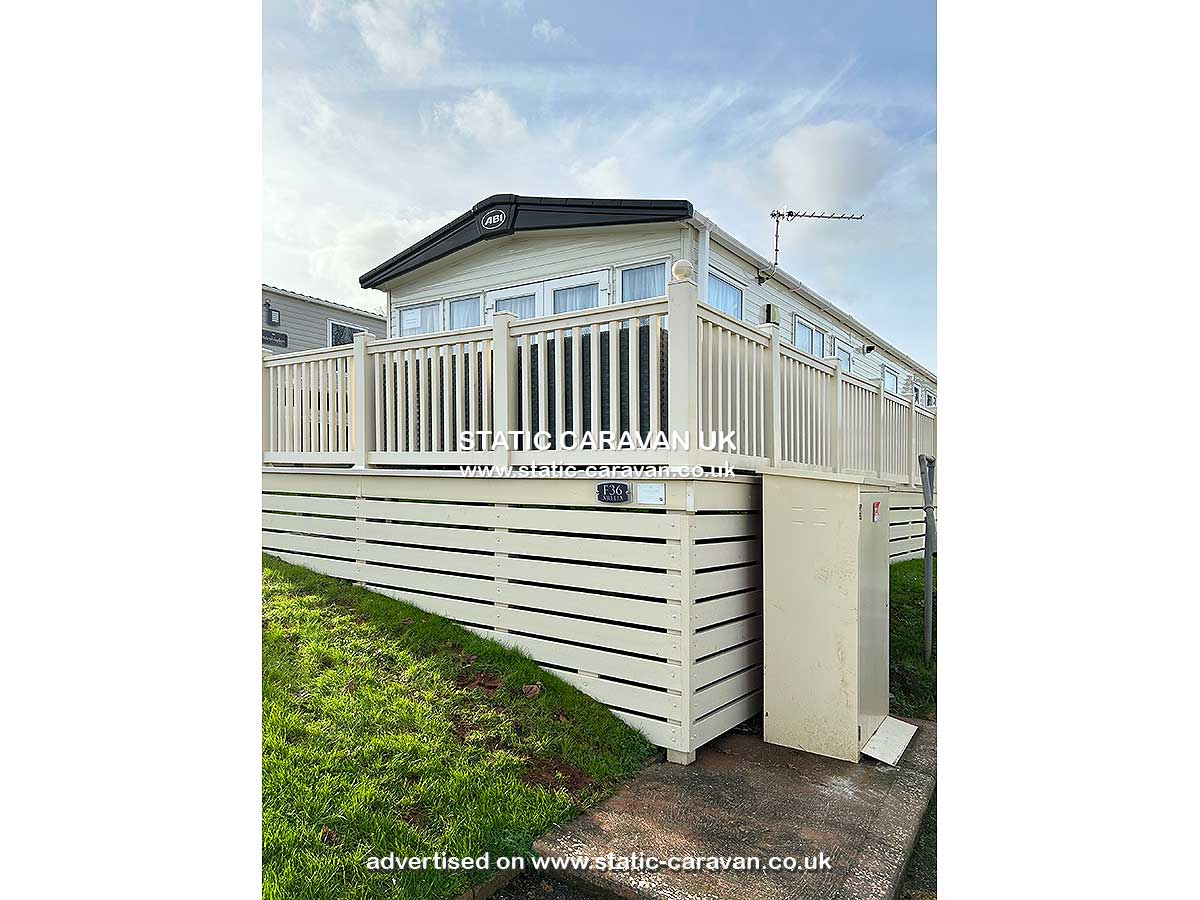 Caravan for hire F36 Arelia at Hoburne Devon Bay, Paignton, Devon