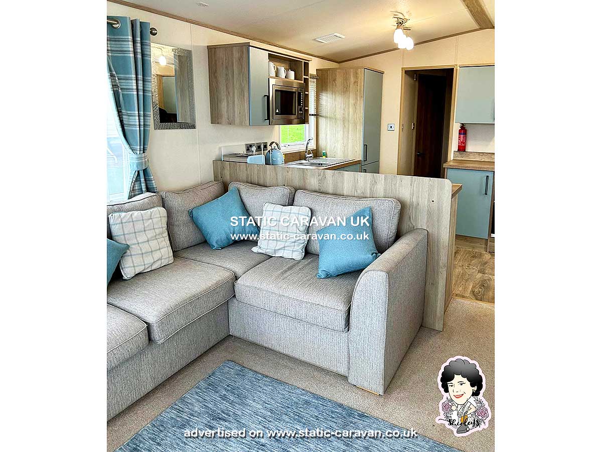 Caravan for hire F36 Arelia at Hoburne Devon Bay, Paignton, Devon