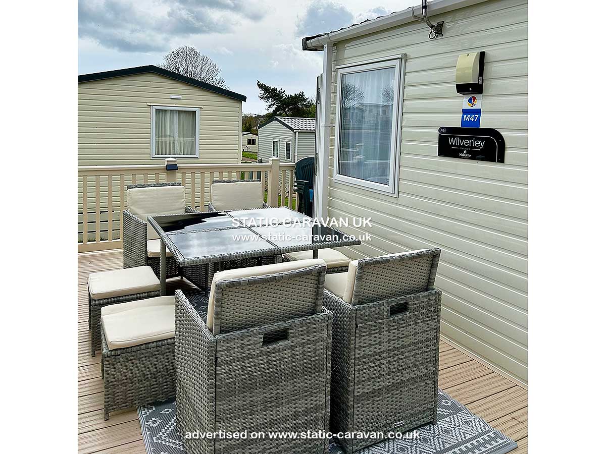 Caravan for hire M47 Isla at Hoburne Devon Bay, Paignton, Devon