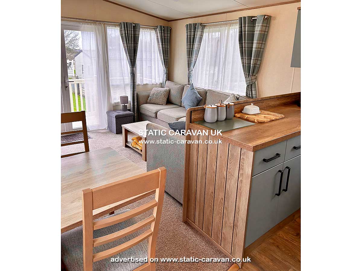 Caravan for hire M47 Isla at Hoburne Devon Bay, Paignton, Devon