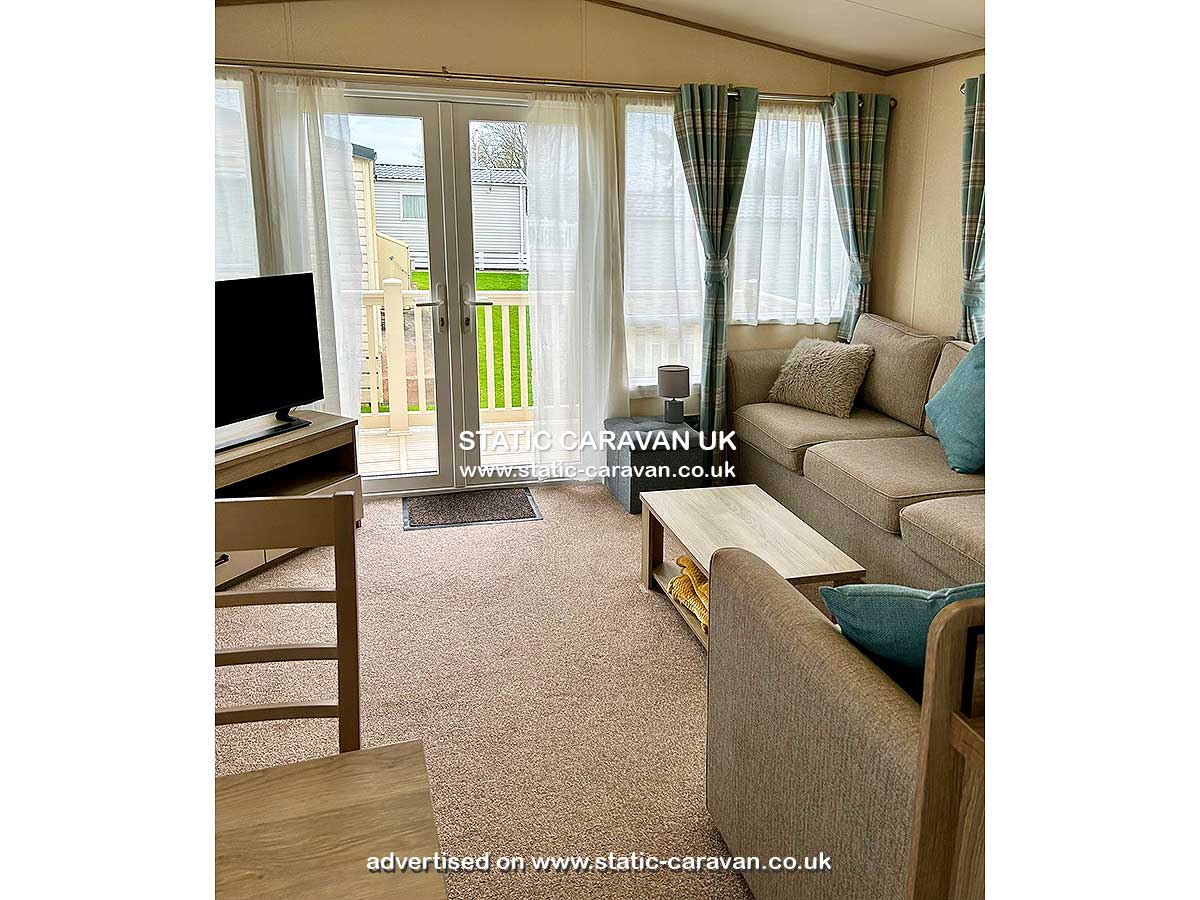 Caravan for hire M47 Isla at Hoburne Devon Bay, Paignton, Devon