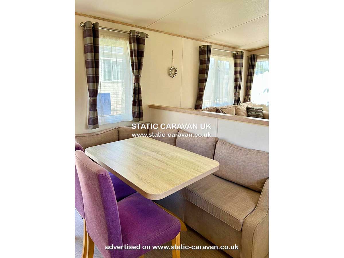 Caravan for hire M51 Leona at Hoburne Devon Bay, Paignton, Devon