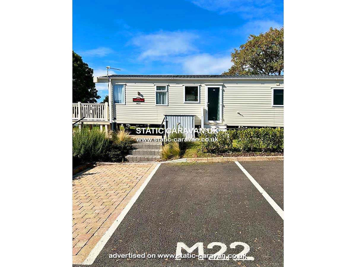Caravan for hire M22 at Hoburne Devon Bay, Paignton, Devon