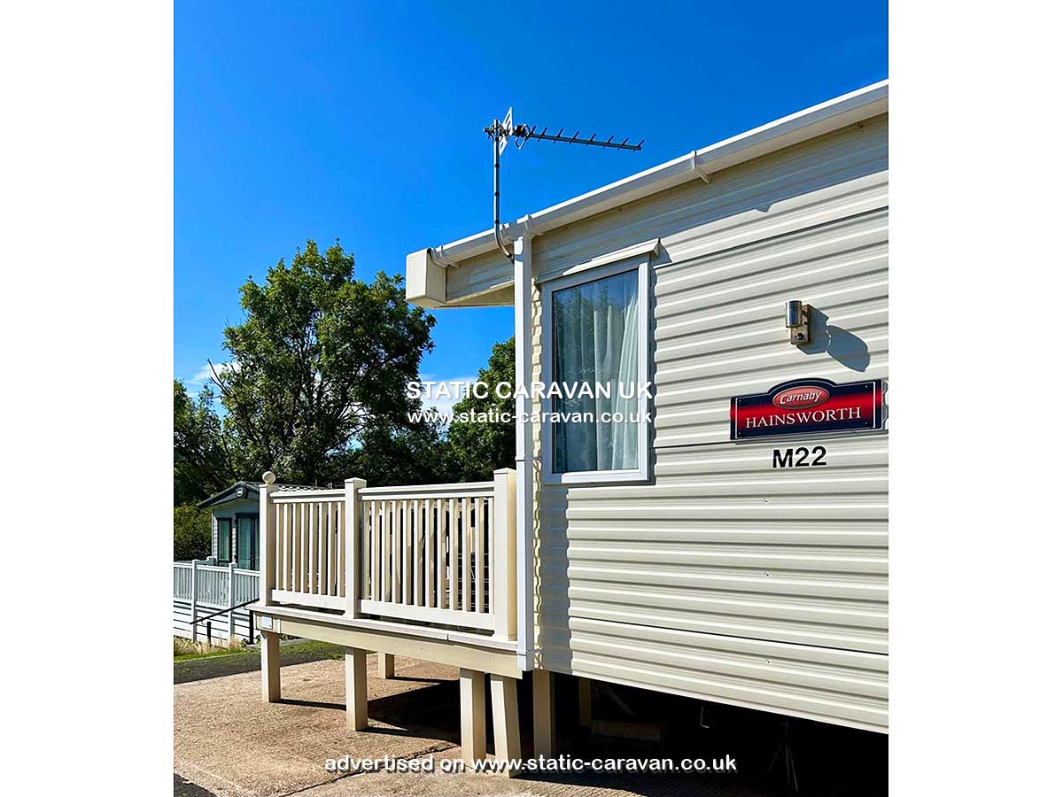 Caravan for hire M22 at Hoburne Devon Bay, Paignton, Devon