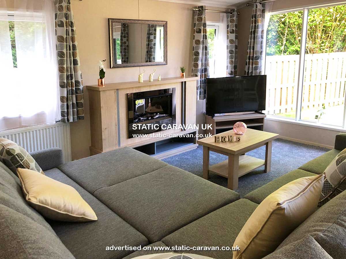 Caravan for hire Woodland Glade 5 at Hoburne Devon Bay, Paignton, Devon