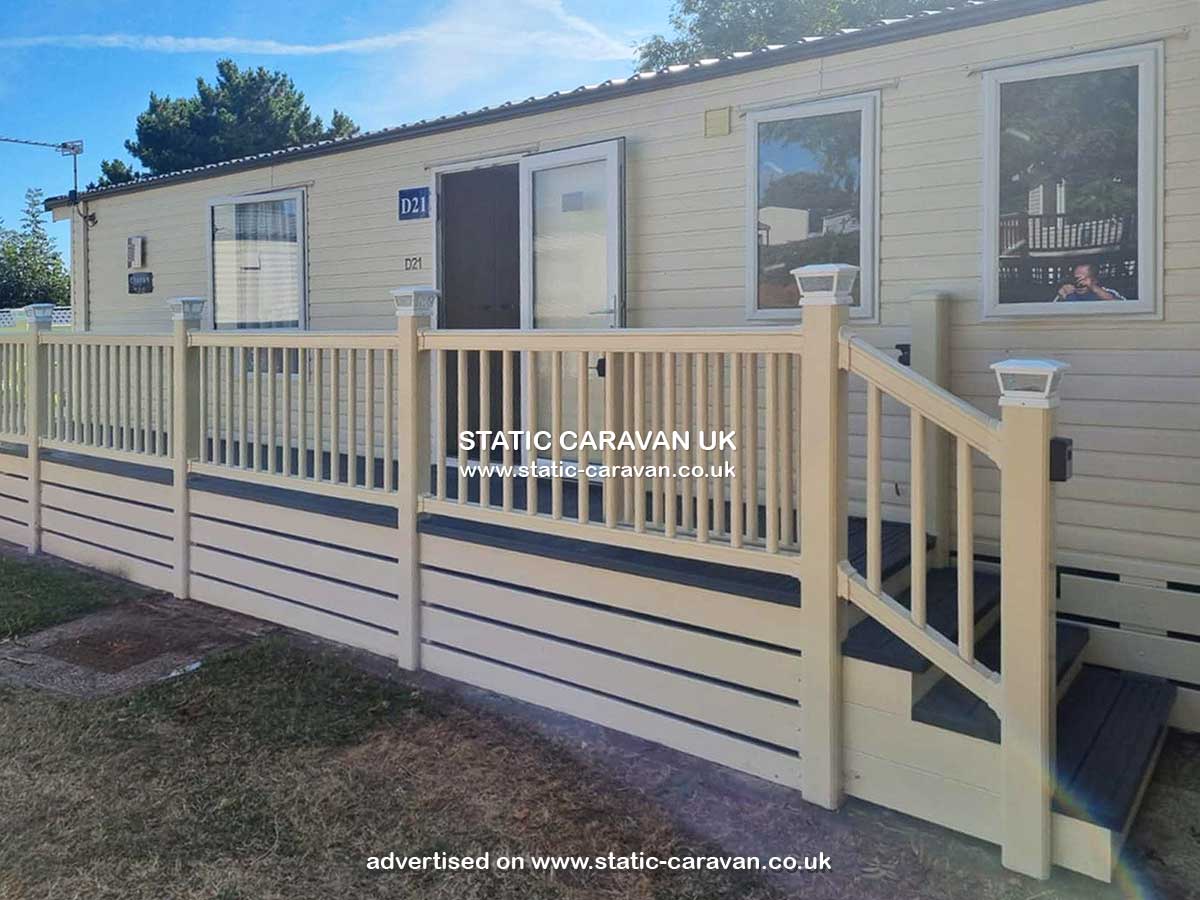 Caravan for hire D21 at Hoburne Devon Bay, Paignton, Devon