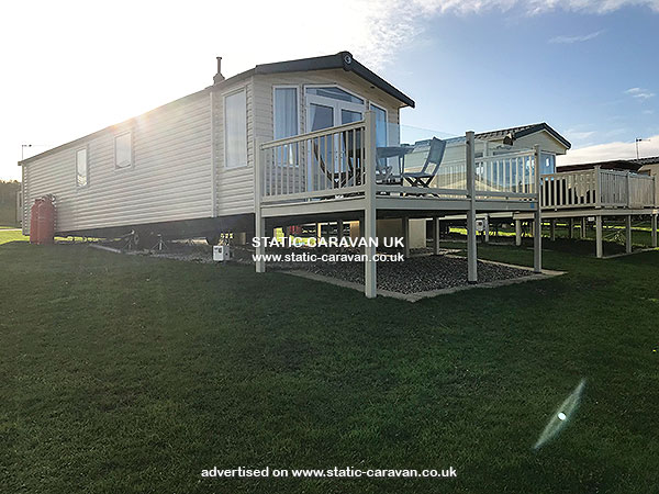 Caravan holiday rental Oakwood 106 at Reighton Sands, Nr Filey, Scarborough, North Yorkshire