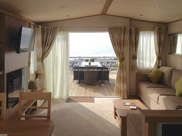 Caravan holiday rental 414 at Sunnysands, Talybont, Barmouth, Gwynedd, West Wales