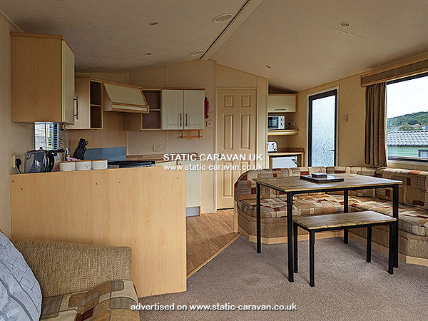 Caravan holiday rental C6 at Aberystwyth Holiday Village, Ceredigion, West Wales