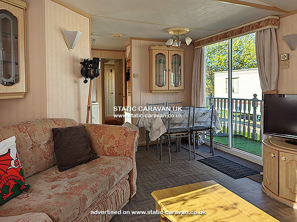 UK Private Static Caravan Holiday Hire at Clarach Bay, Aberystwyth, Ceredigion, West Wales