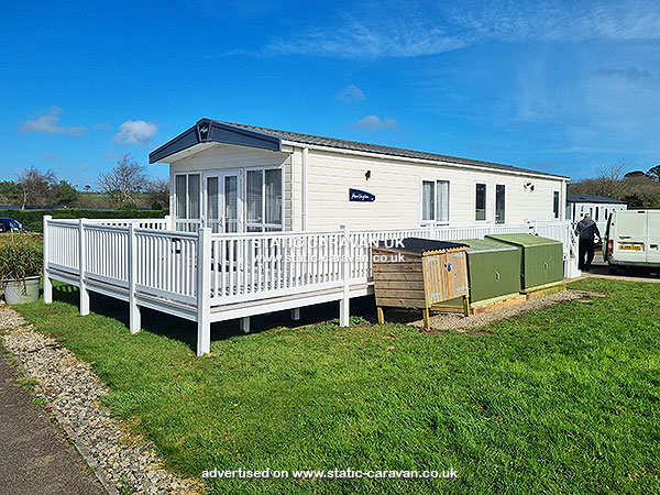 Caravan holiday rental Mutts Rest 629 Sycmore Forest at White Acres, Nr Newquay, Cornwall