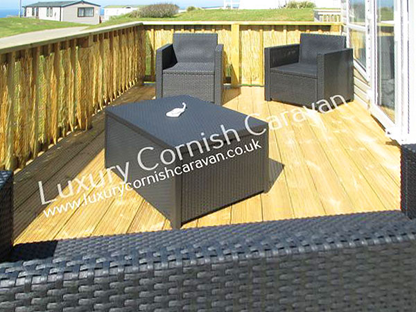 Caravan holiday rental 17 St Pirans Close at Perran Sands, Perranporth, Nr Newquay, Cornwall