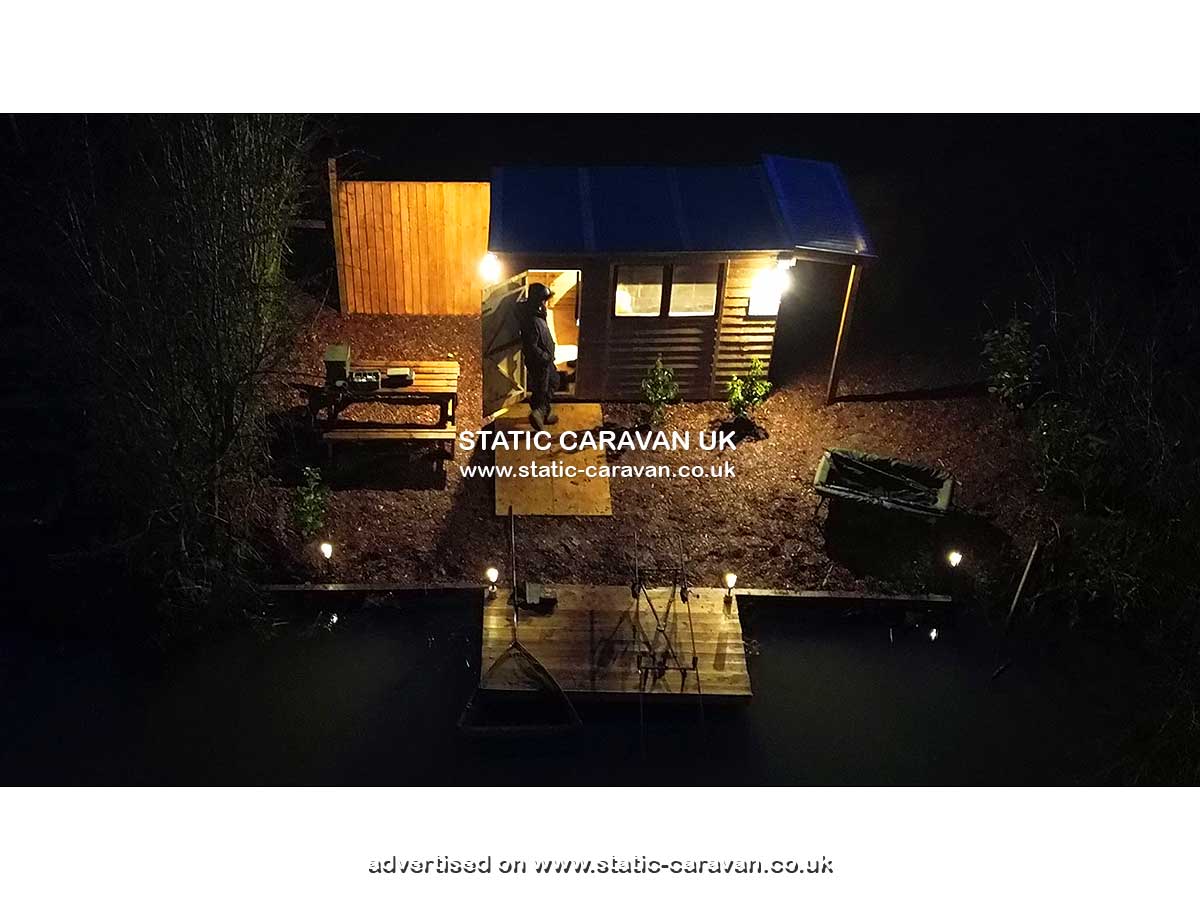 Static Caravan for hire at Peg 16, Lincoln Lane Lakes, Middle Rasen, Lincolnshire