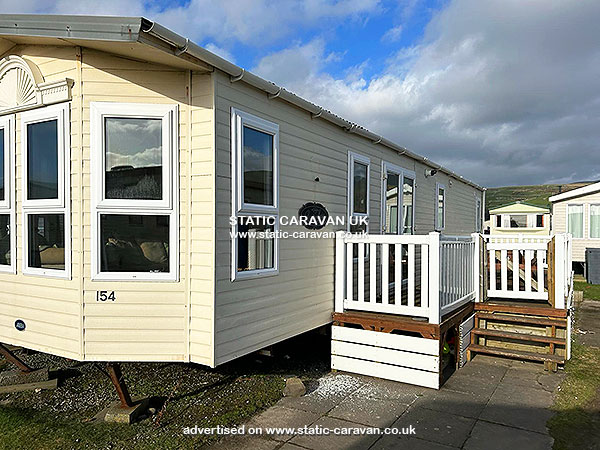 Caravan holiday rental 154 at Sunnysands, Talybont, Barmouth, Gwynedd, West Wales