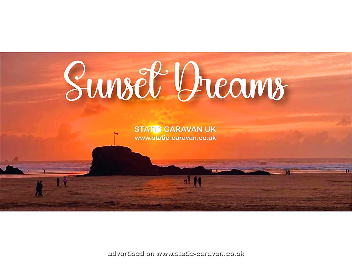 Caravan for hire Sunset Dreams St Agnes 5 at Liskey Hill, Perranporth, Cornwall