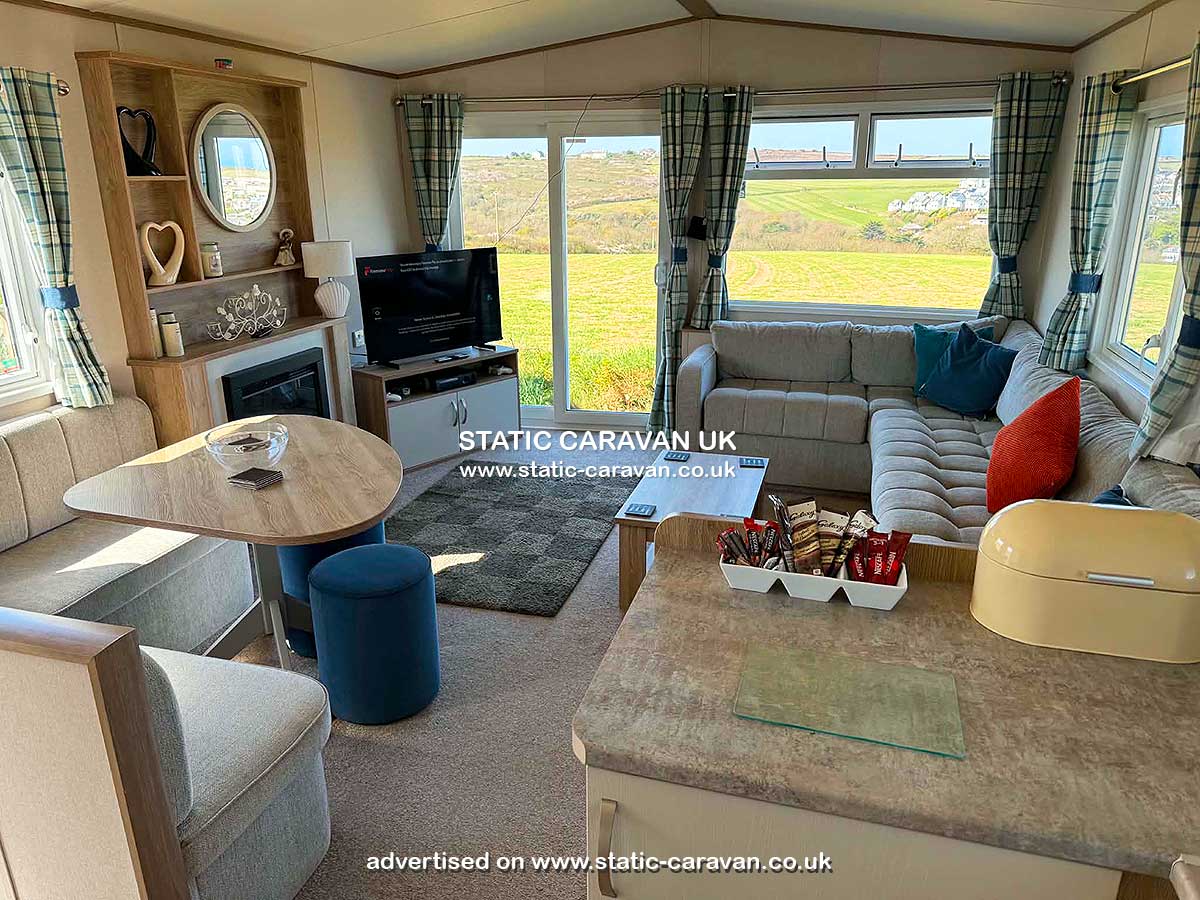 Caravan holiday rental Falmouth 5 at Liskey Hill, Perranporth, Cornwall