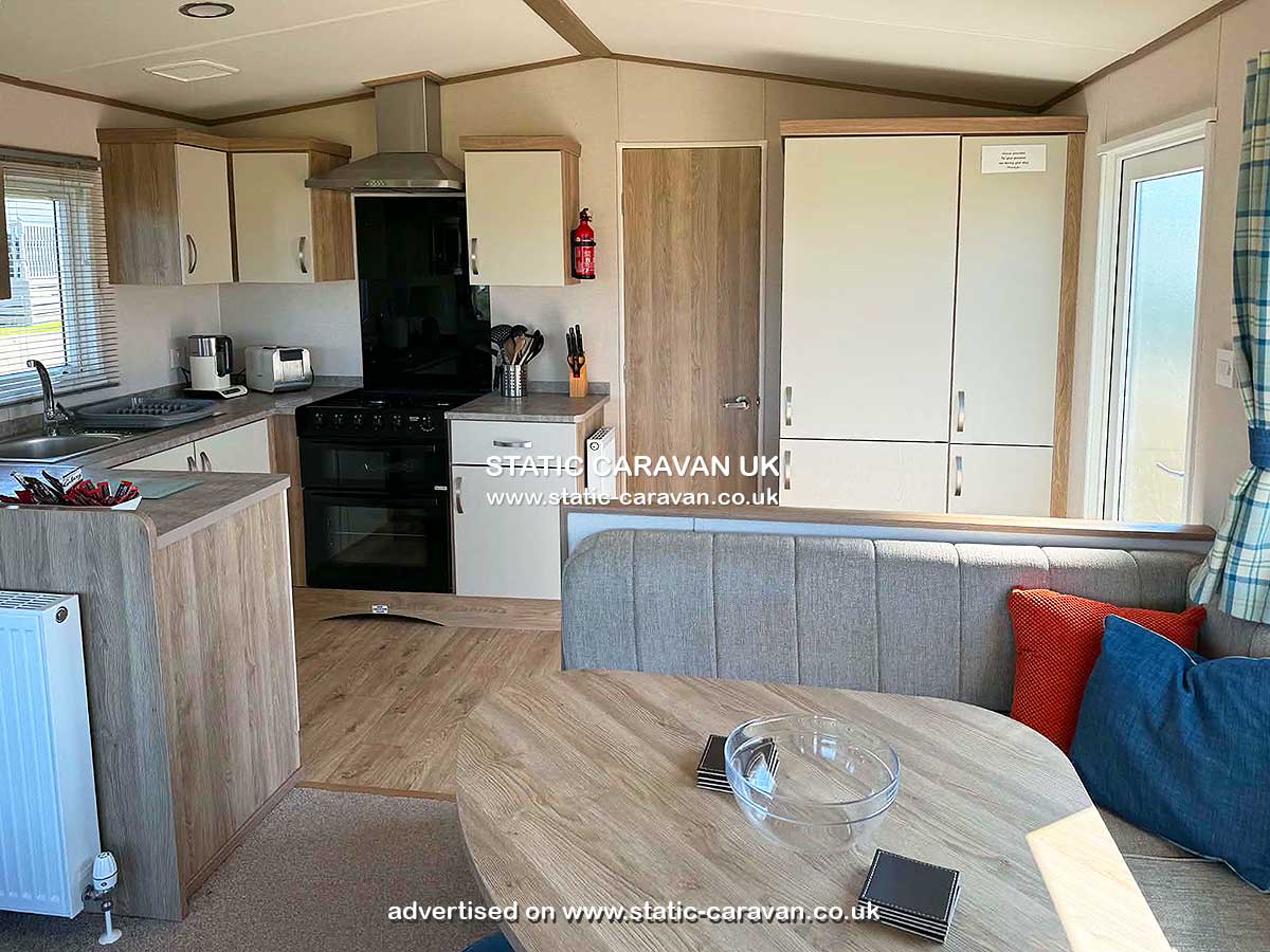 Caravan for hire Falmouth 5 at Liskey Hill, Perranporth, Cornwall
