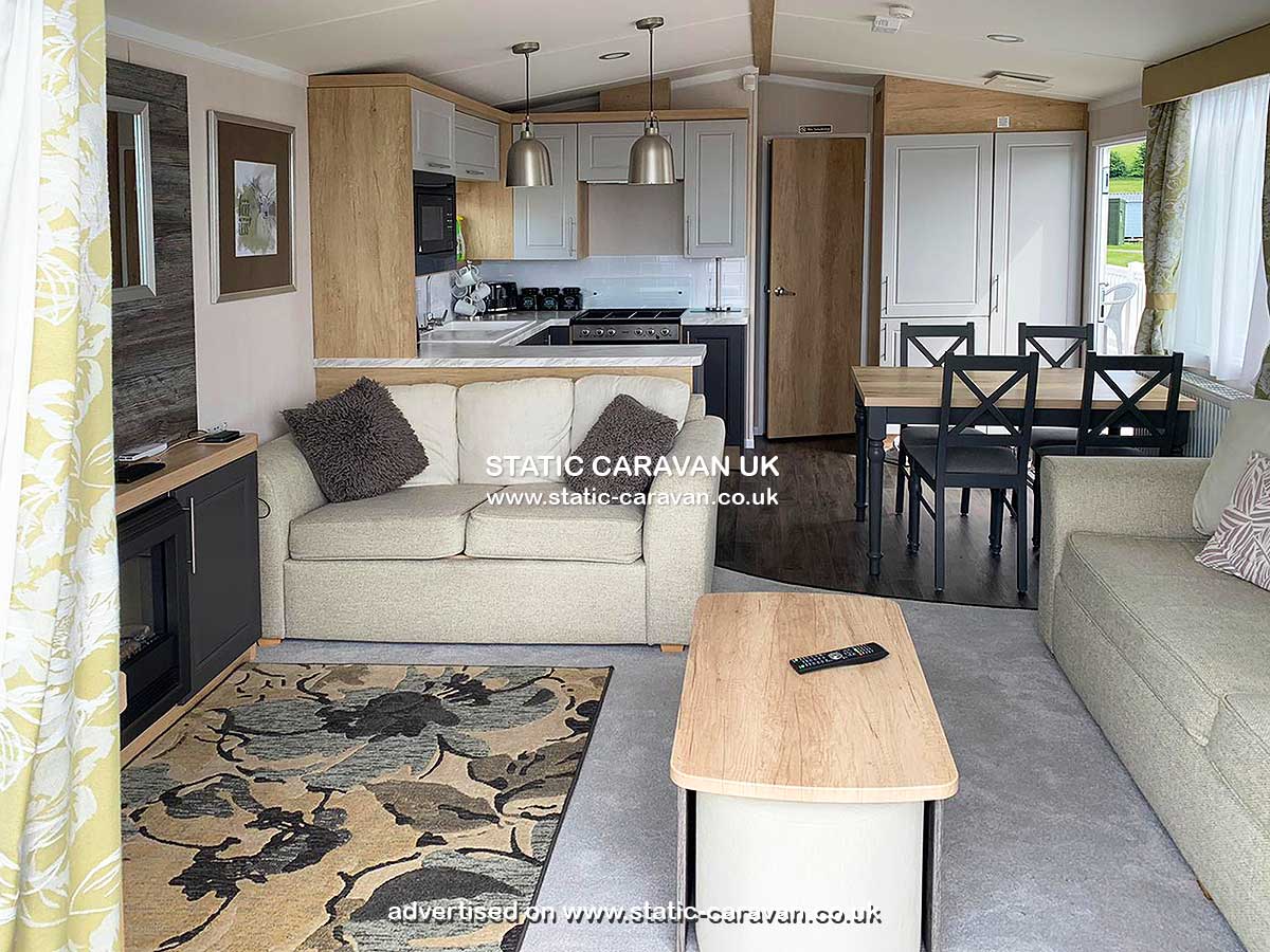 Caravan for hire 94A West Acres at Littlesea, Weymouth, Dorset