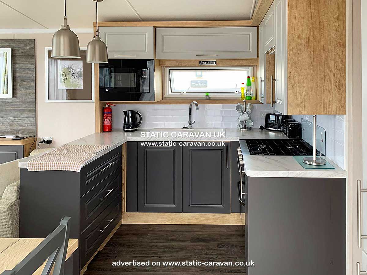 Caravan for hire 94A West Acres at Littlesea, Weymouth, Dorset