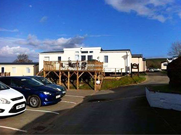 Caravan holiday rental Brecon 25 Haven Quay West SA45 9SE at Quay West, New Quay, Ceredigion, West Wales