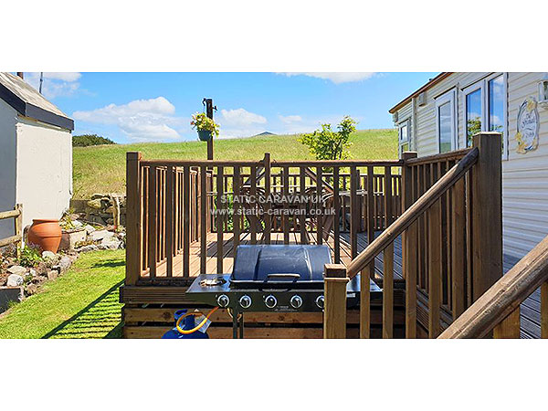 Caravan holiday rental Private Land at Garnedd Isaf, Rhosgoch, Isle of Anglesey, North Wales