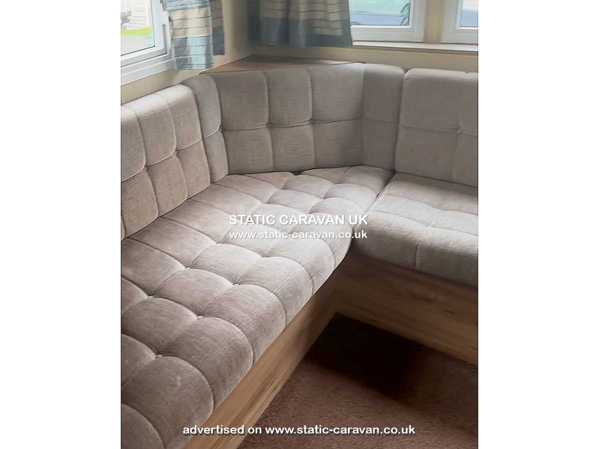 Caravan for hire Oak Apple Lane at Lyons Abbeyffordd, Towyn, Abergele, Conwy, North Wales