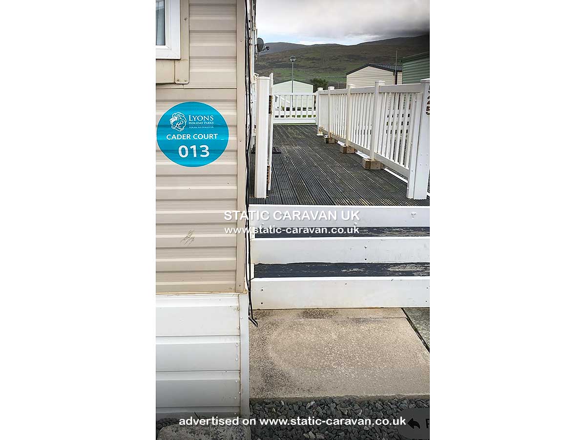 Static Caravan for hire at 013 Cader Court, Lyons Sunnysands, Tal-y-bont, Barmouth, Gwynedd, West Wales