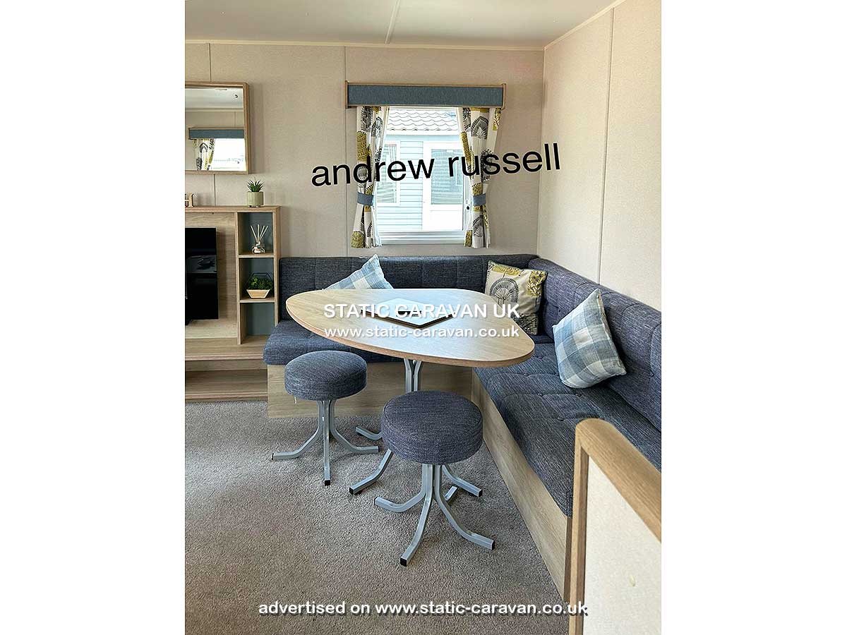 Caravan for hire SS004 at Lyons Sunnysands, Tal-y-bont, Barmouth, Gwynedd, West Wales