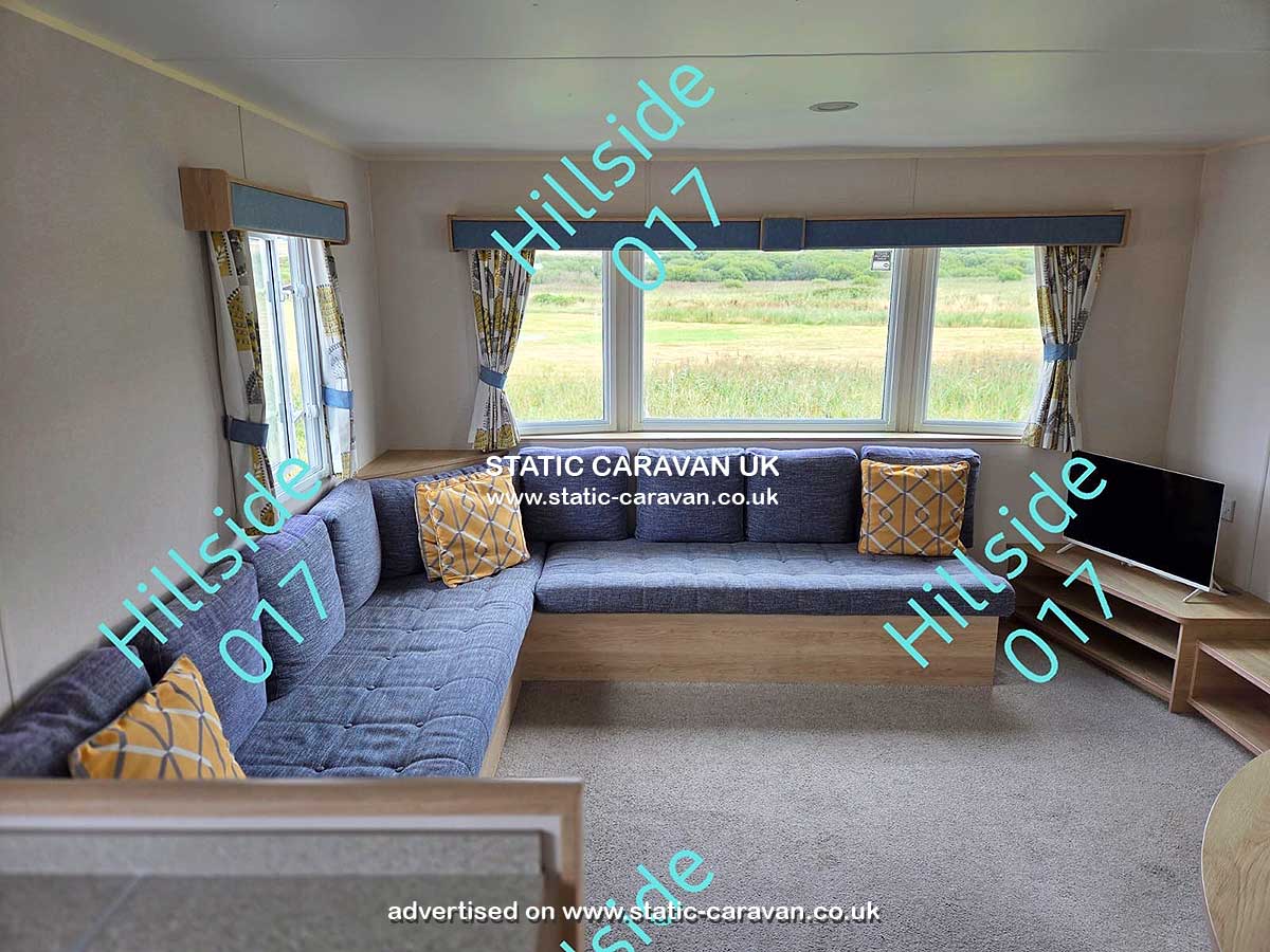 Caravan for hire Hillside 017 at Lyons Sunnysands, Tal-y-bont, Barmouth, Gwynedd, West Wales