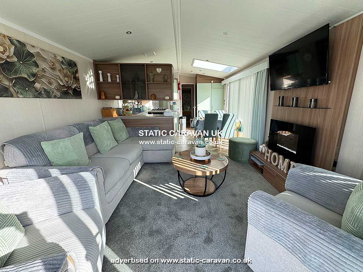 Caravan for hire 003MS at Marine Park, Rhyl, Denbighshire, North Wales