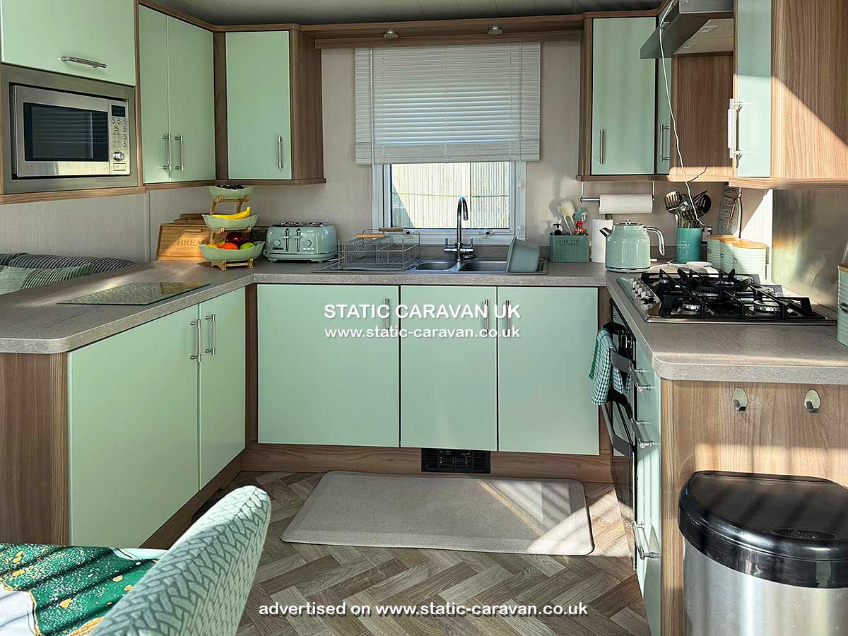 Caravan for hire 003MS at Marine Park, Rhyl, Denbighshire, North Wales