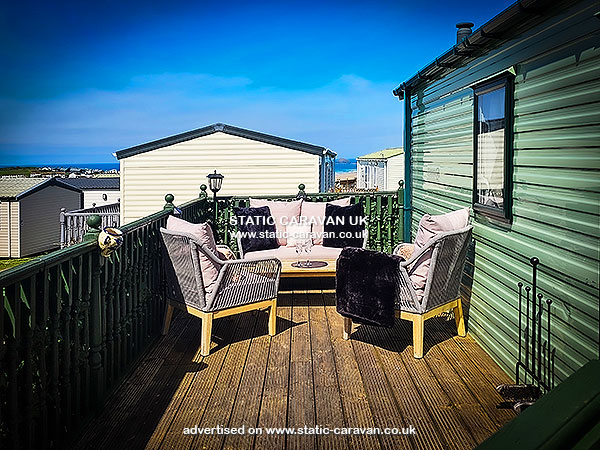 Static Caravan for hire at Perran Shores, Liskey Hill, Perranporth, Cornwall