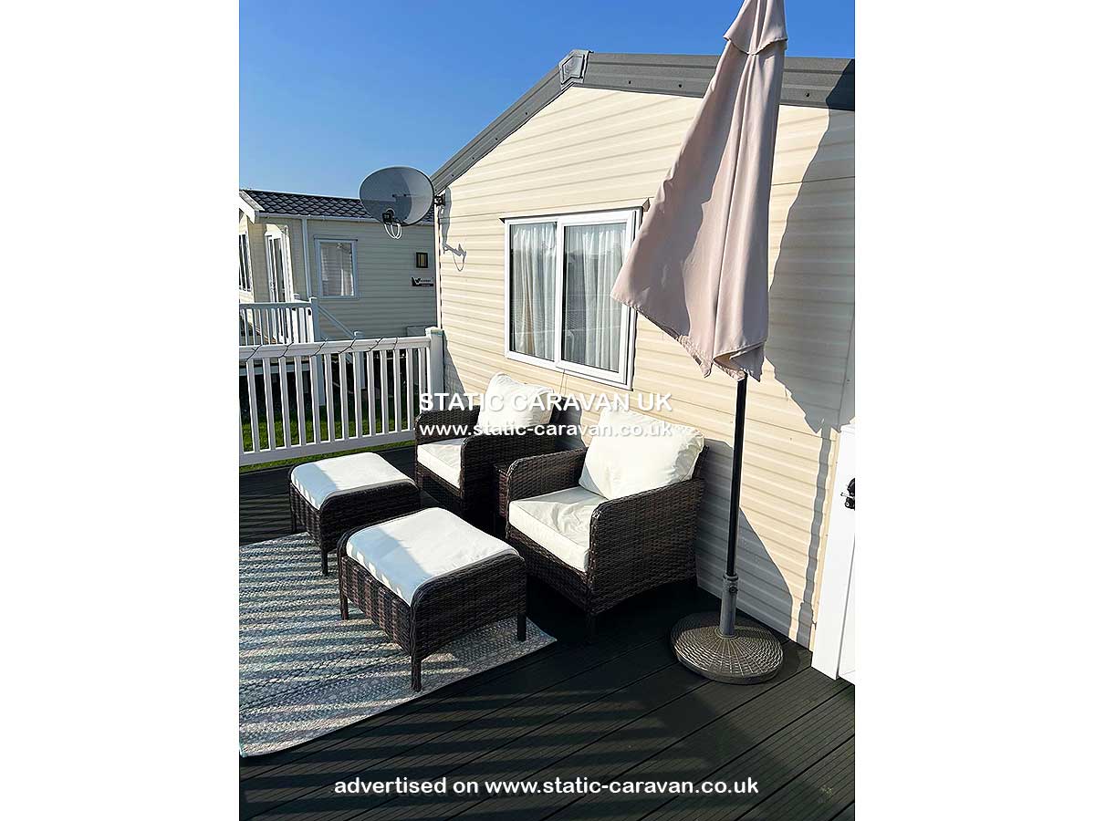 Caravan for hire 46 at Moreton Farm Leisure Park, Saundersfoot, Nr Tenby, Pembrokeshire, South Wales