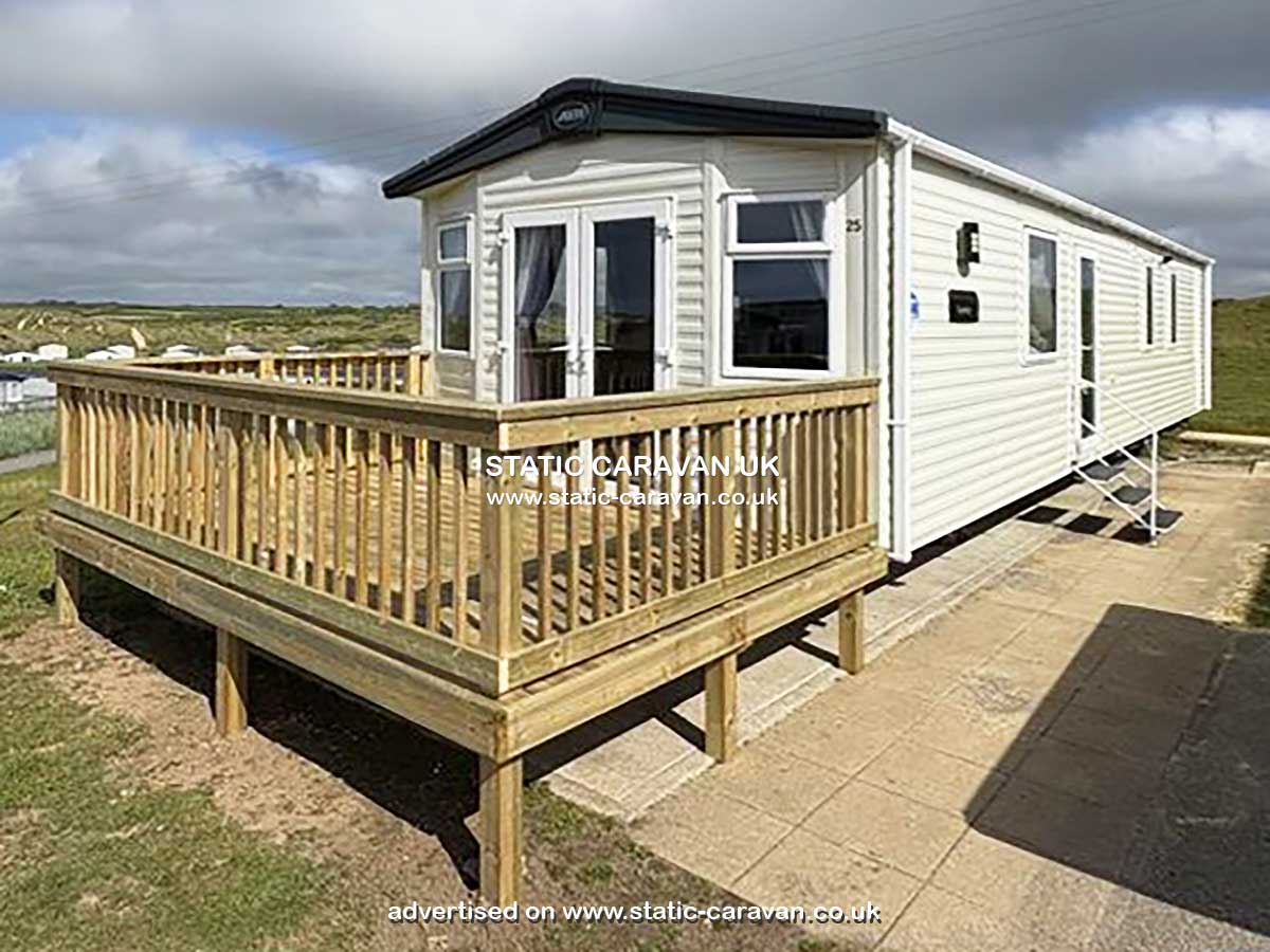 Caravan holiday rental The Fairings 20 at Perran Sands, Perranporth, Cornwall