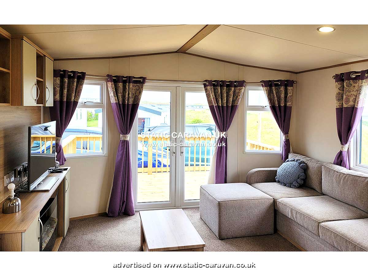 Caravan holiday rental The Fairings 20 at Perran Sands, Perranporth, Cornwall