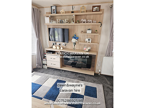 Caravan for hire T9 at North Shore Holiday Park, Skegness, Lincolnshire