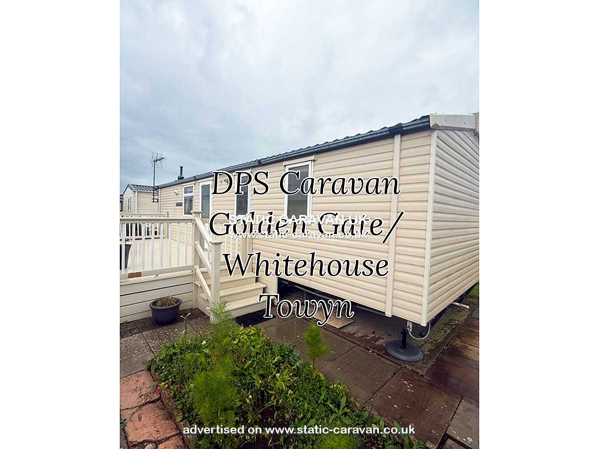 Static Caravan for hire at DPS E26, Whitehouse Leisure Park, Towyn, Conwy, North Wales