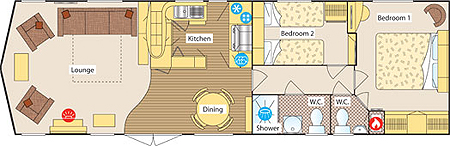 Static Caravan Layout