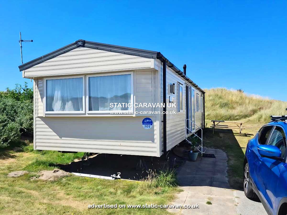 Caravan for hire 309 Piran Point at Perran Sands, Perranporth, Cornwall