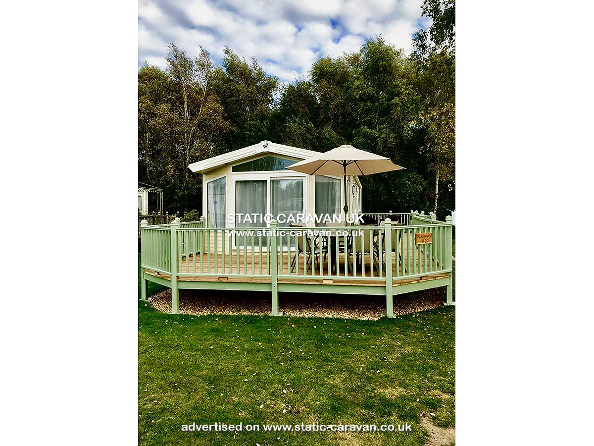 Static Caravan for hire at Merlin, Pinewoods, Wells-next-the-sea, Norfolk