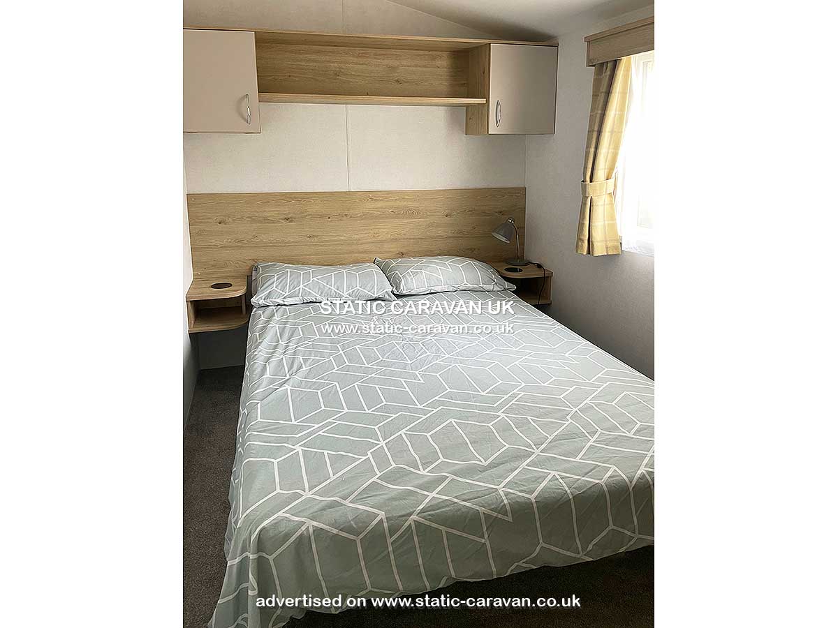 Caravan for hire Pembroke 35 at Quay West, New Quay, Ceredigion, West Wales