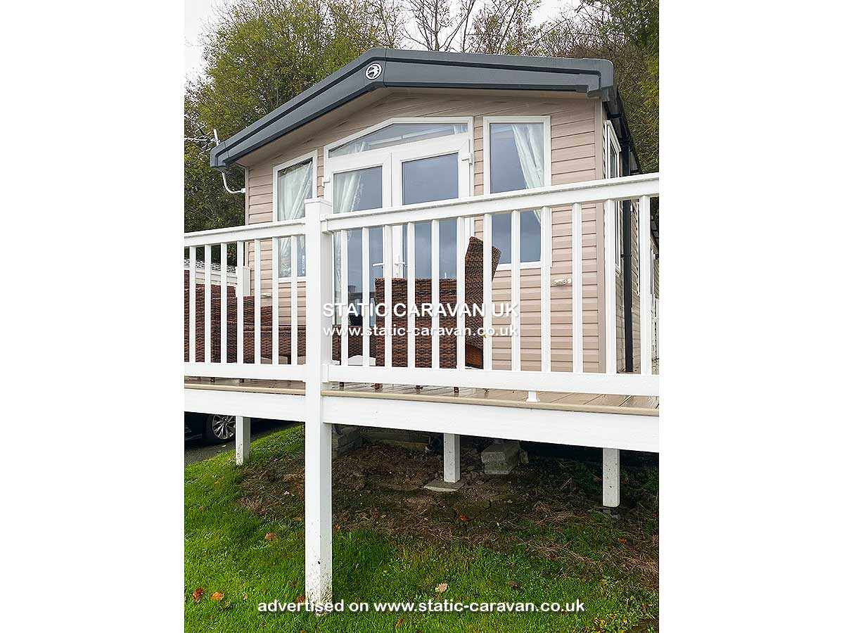 Static Caravan for hire at Clwyd 3, Quay West, New Quay, Ceredigion, West Wales