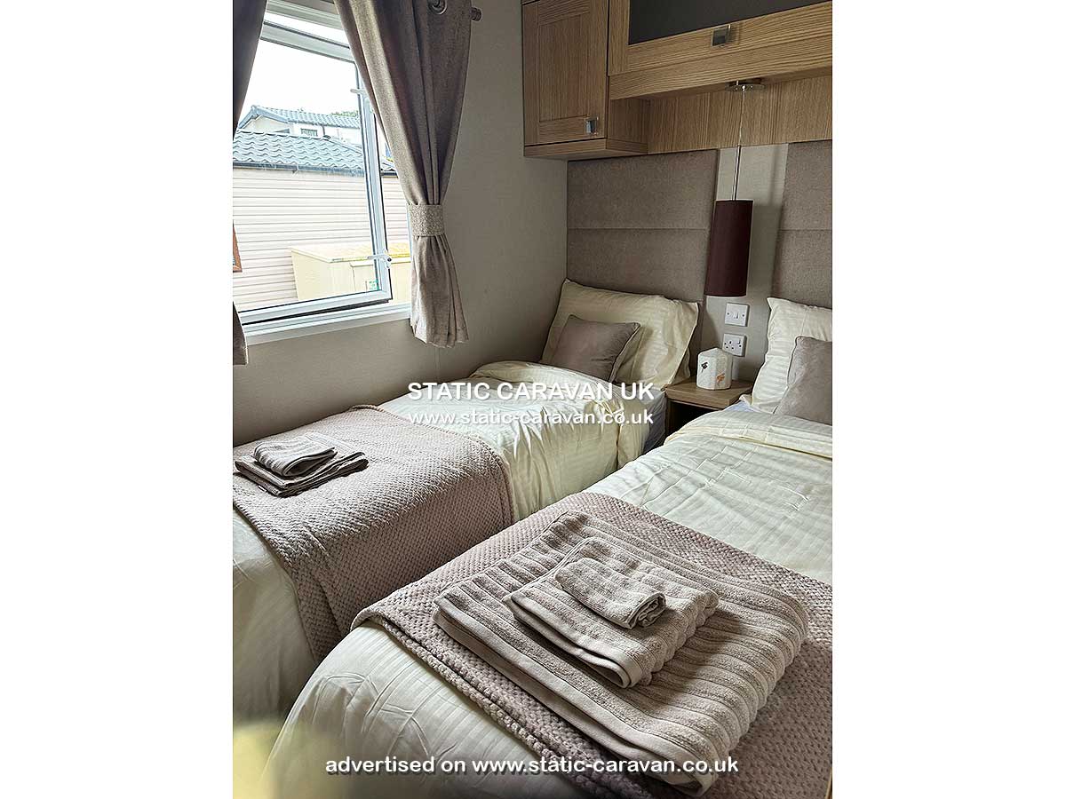 Caravan for hire Cardigan 35 at Quay West, New Quay, Ceredigion, West Wales