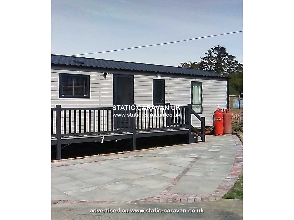Caravan for hire Hengell 65 at Quay West, New Quay, Ceredigion, West Wales