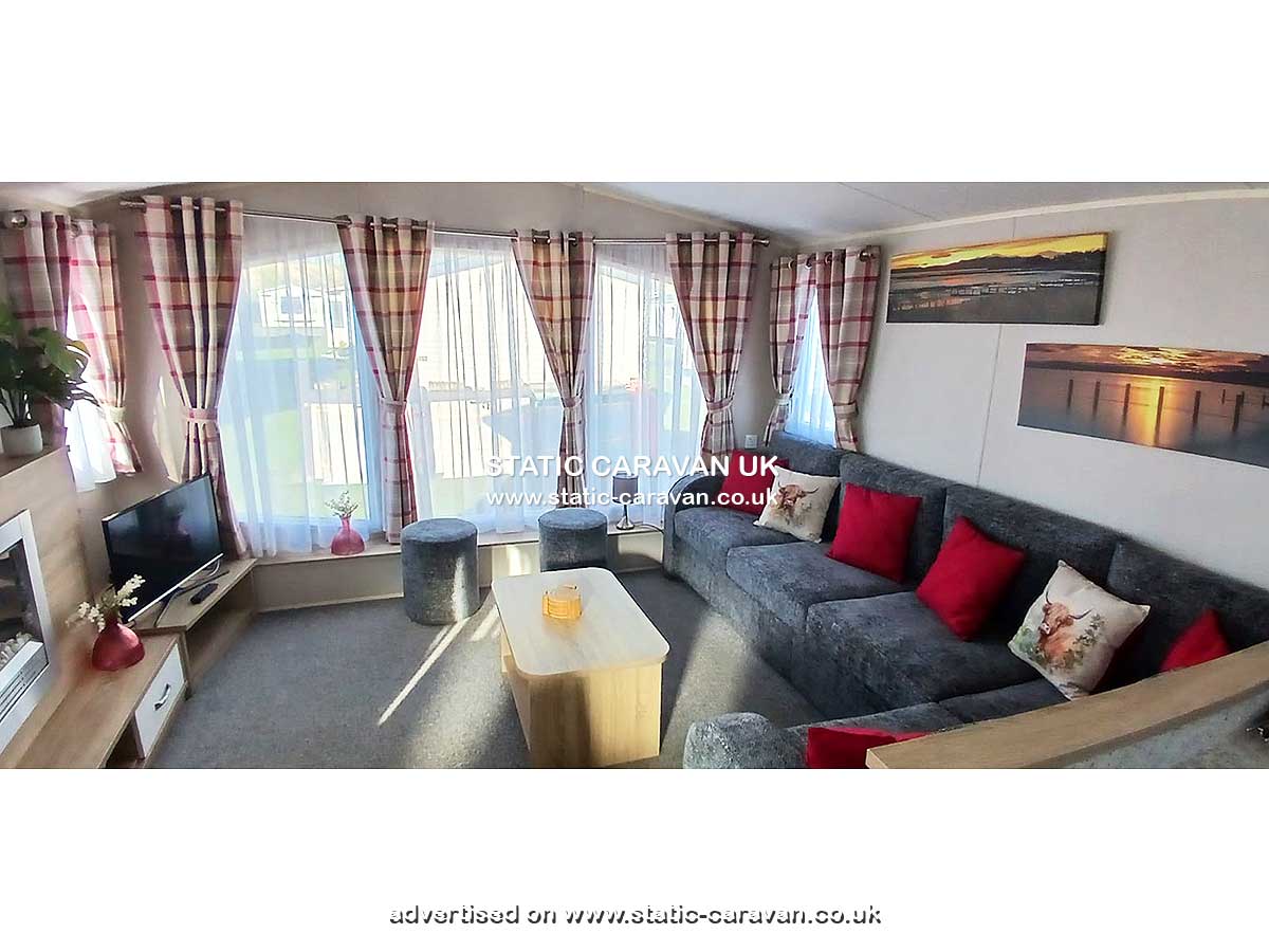 Static Caravan for hire at No.33, Red Lion Holiday Park, Arbroath, Angus, Scotland