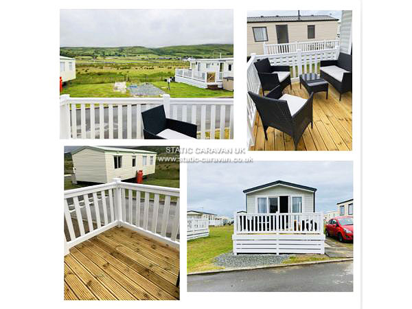 Caravan holiday rental 174 & 175 at Sunnysands, Talybont, Barmouth, Gwynedd, West Wales
