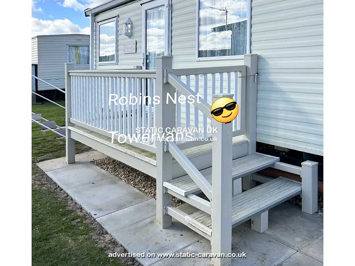 Caravan holiday rental B9 at Towervans Holiday Park, Mablethorpe, Lincolnshire