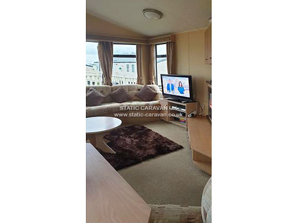 Caravan holiday rental Rose Bank at Primrose Valley, Filey, Scarborough, North Yorkshire