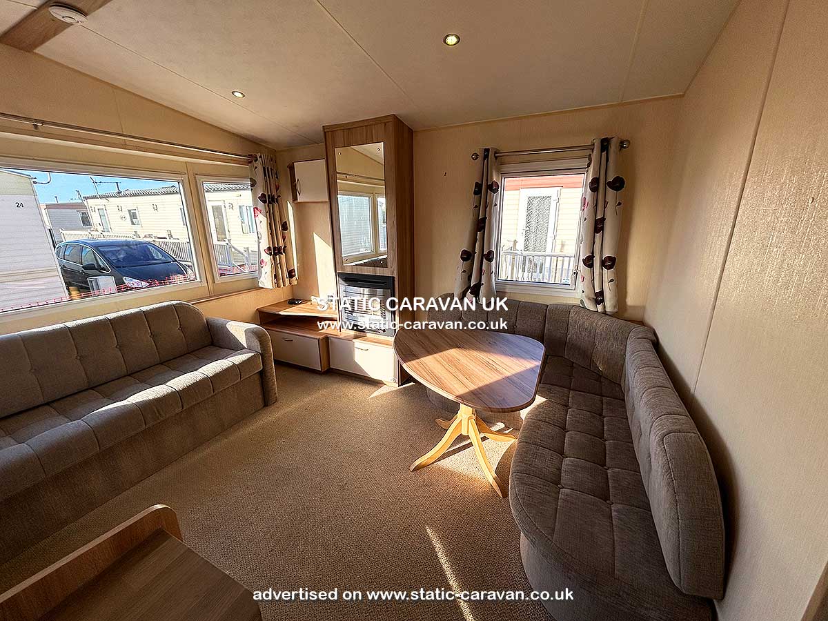Caravan for hire Seaview 25 at Seaview, Ingoldmells, Skegness, Lincolnshire